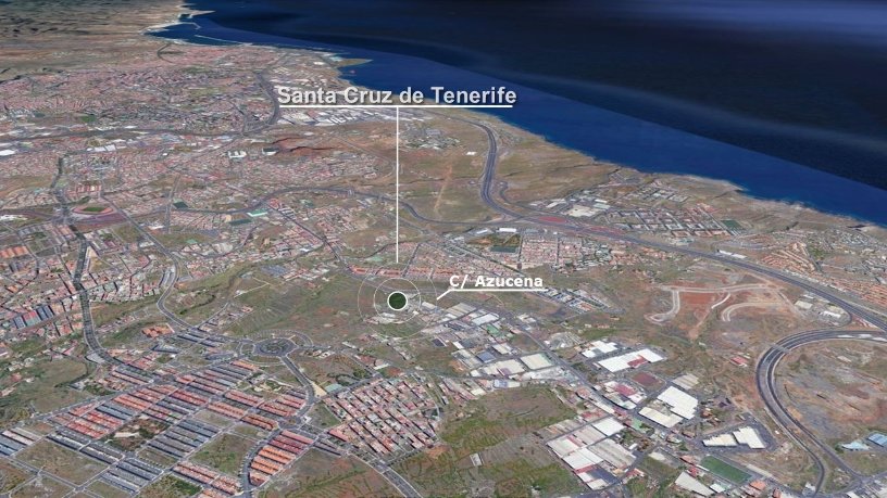 Terrain aménageable de 1969m² dans rue Azucena, Santa Cruz De Tenerife