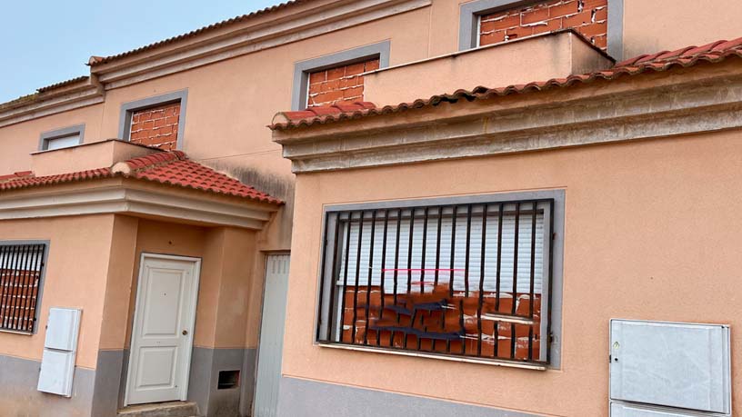 Travail arrêté dans rue Molino, Pozo Cañada, Albacete