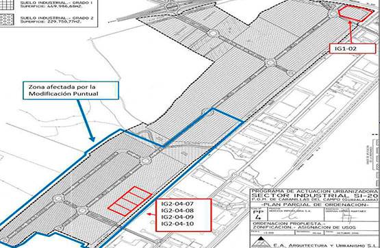 Terrain urbain de 12272m² dans rue Parcela Ig1-02, Sector Si-20, Cabanillas Del Campo, Guadalajara