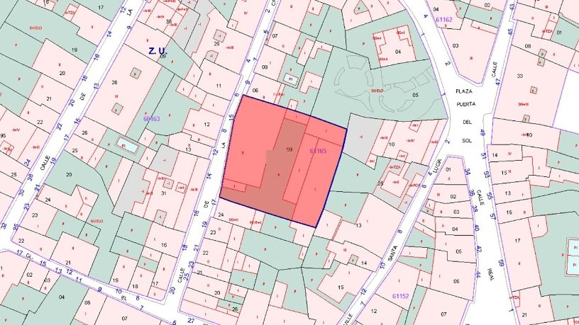 Terrain urbain de 1006m² dans rue Cruz, Yunquera De Henares, Guadalajara