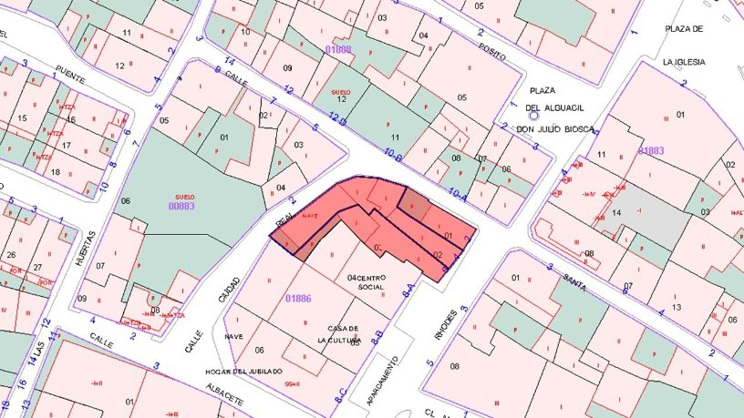 Suelo urbano de 532m² en calle Juan Rhodes, Cabanillas Del Campo, Guadalajara