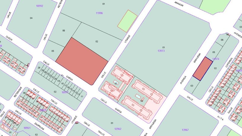 Terrain urbain de 1096m² dans avenue Brihuega, Cabanillas Del Campo, Guadalajara