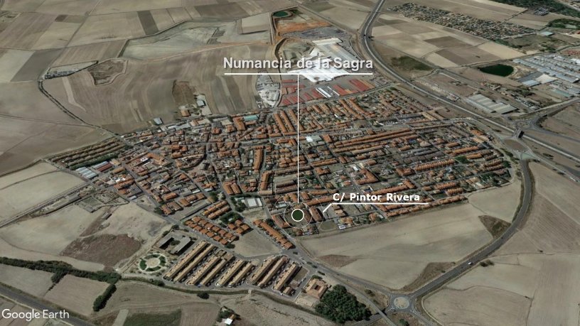 Terrain urbain de 1800m² dans rue Pintor Rivera, Numancia De La Sagra, Toledo