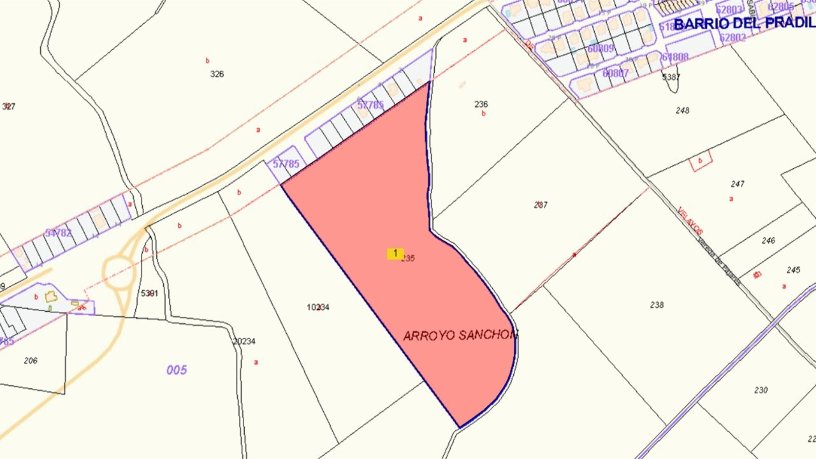 Suelo urbanizable de 47140m² en  Paraje Arroyo Sanchon. Parcela 235. Poli, Arévalo, Ávila