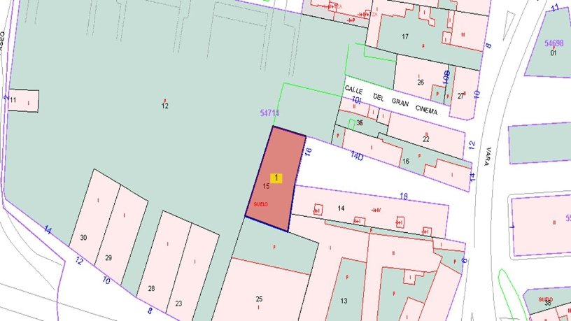 Suelo urbanizable de 536m² en calle Capitan Luis Vara, Arévalo, Ávila