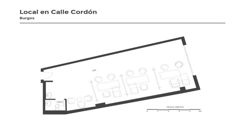 Oficina de 101m² en calle Cordon, Burgos