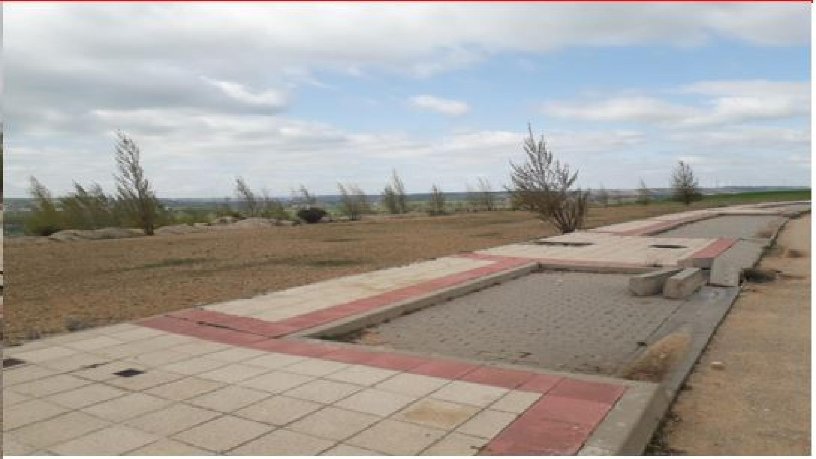 Work stopped on plot Sector S7 Adoberas-parami, Buniel, Burgos