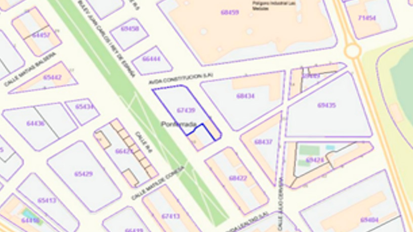 Terrain urbain de 5m² dans rue Juan Carlos I Rey De España, Ponferrada, León