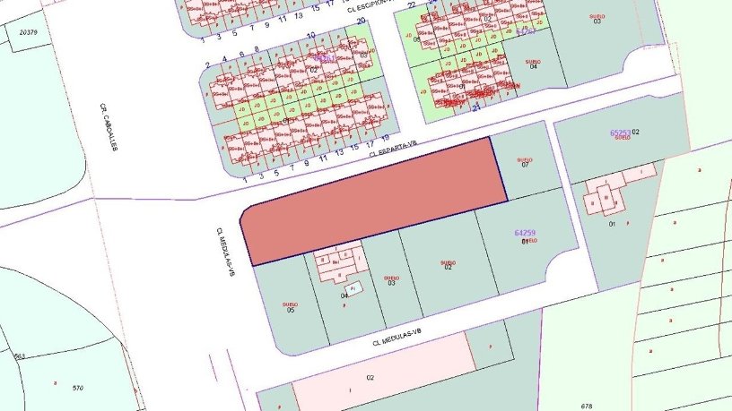 Suelo urbano de 2293m² en calle Esparta-vb, San Andrés Del Rabanedo, León