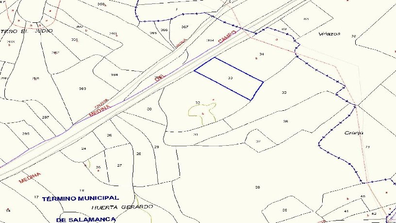 Terrain aménageable de 9537m² dans secteur Cabrerizos, Salamanca