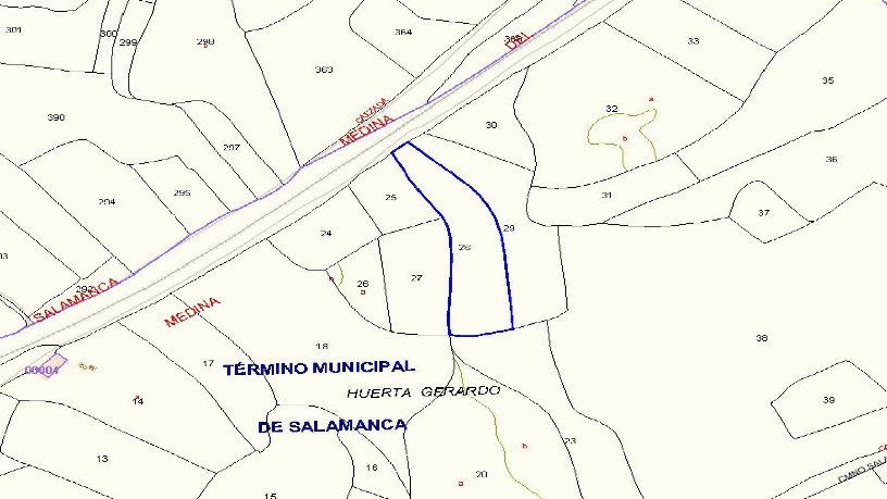 Terrain aménageable de 10671m² dans secteur Pilar El, Salamanca