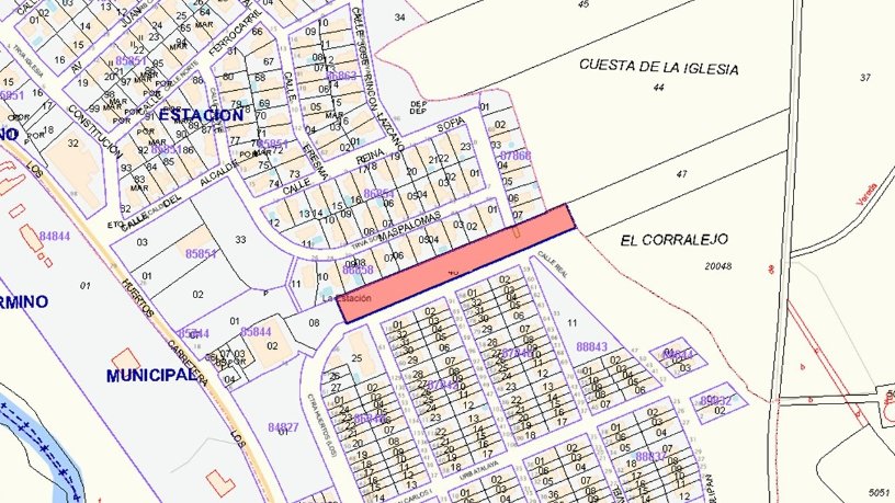 Suelo urbano de 4358m² en calle Extrarradio, Hontanares De Eresma, Segovia