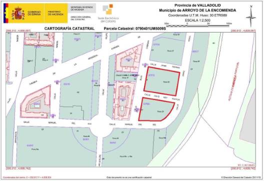 Suelo urbano de 3601m² en calle Blas Cabrera, Arroyo De La Encomienda, Valladolid