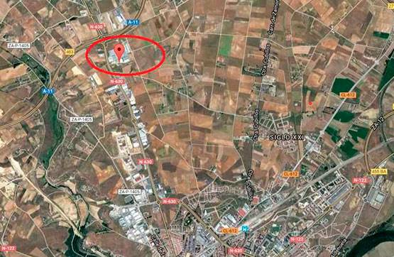 Work stopped on street Subpoligono C Fr 2897, Valcabado