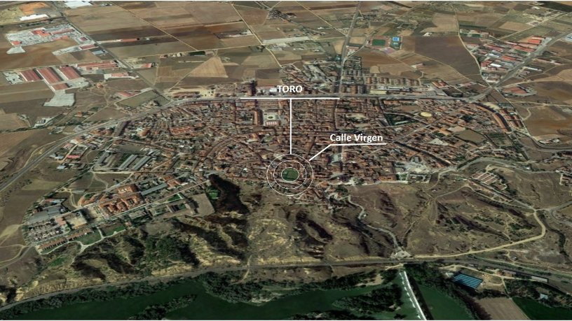 Terrain urbain de 1431m² dans rue Virgen, Toro, Zamora