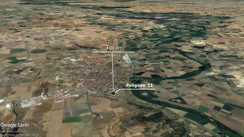 23012m² Developable land on  Pago De La Ladera Del Canto, Polig 11, Toro, Zamora