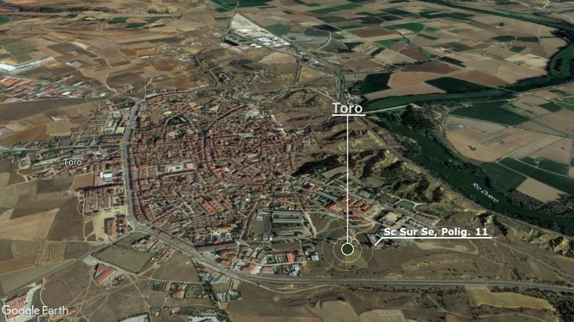 11602m² Developable land on  Sur Se, Poligono 11, Parcela 282, Toro, Zamora