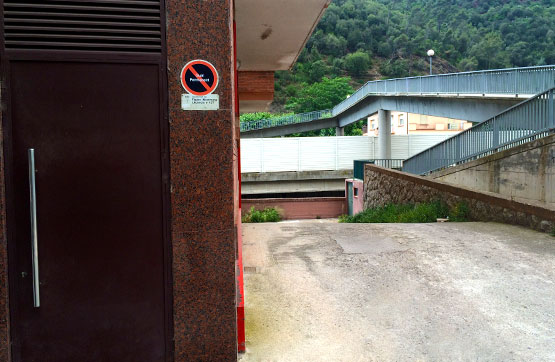 Parking space  on road Ribes, Figaró-montmany