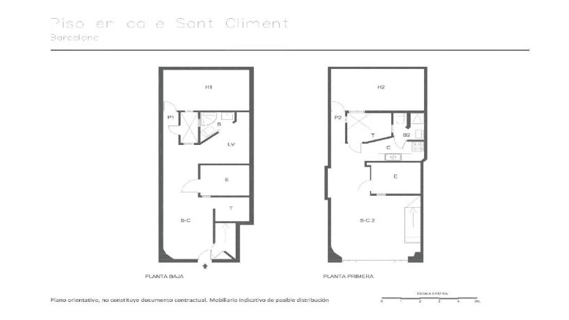 Locaux/Bureau de 89m² dans rue Sant Climent, Barcelona