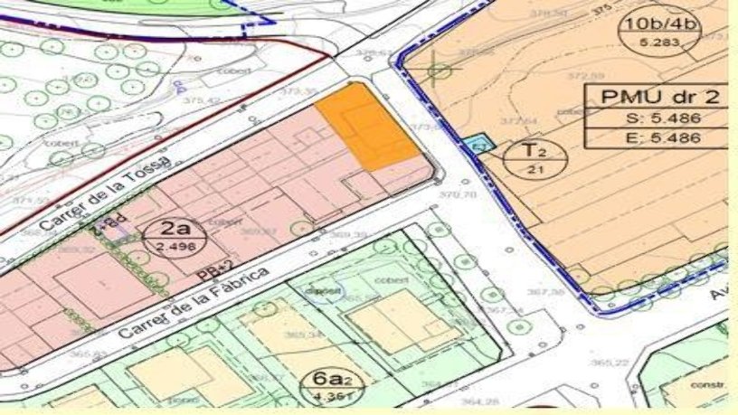 Suelo urbano de 200m² en avenida Estadi, Òdena, Barcelona