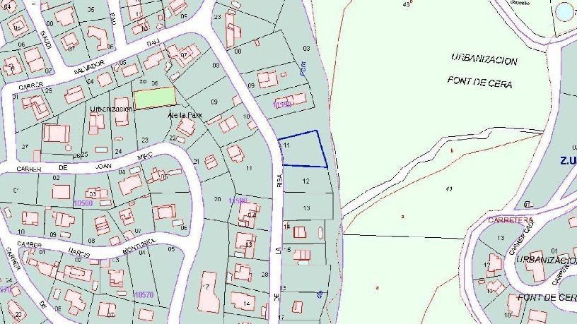 Suelo urbano de 811m² en calle Prat De La Riba, Alella, Barcelona