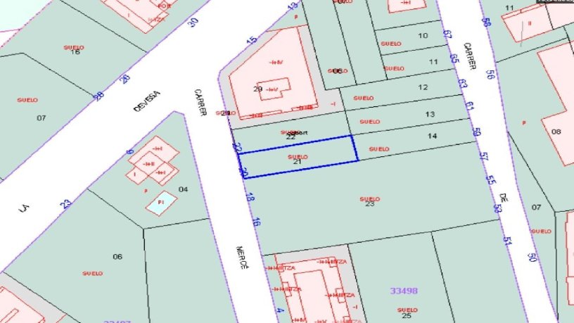 Suelo urbano de 900m² en camino Carrerada De La, Òdena, Barcelona