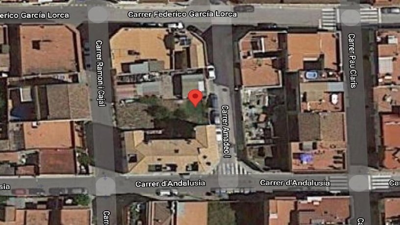 Urban ground in street Ramon Y Cajal, Sant Pere De Ribes, Barcelona