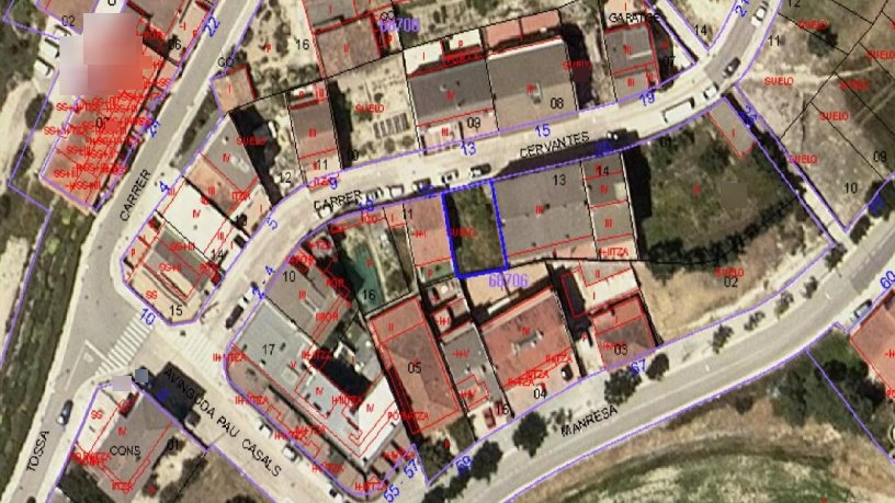 Suelo urbano de 148m² en calle Cervantes, Òdena, Barcelona