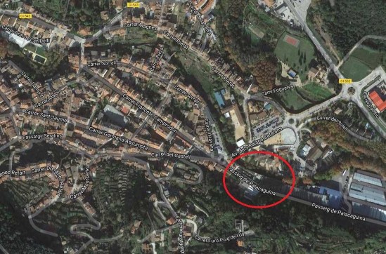 Terrain urbain de 1184m² dans rue Camprodon 103-105, Arbúcies, Girona