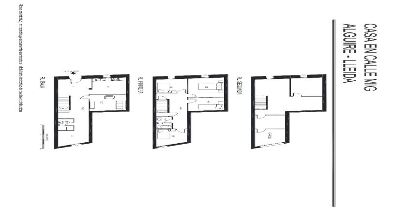 Townhouse  on street Mig, Alguaire