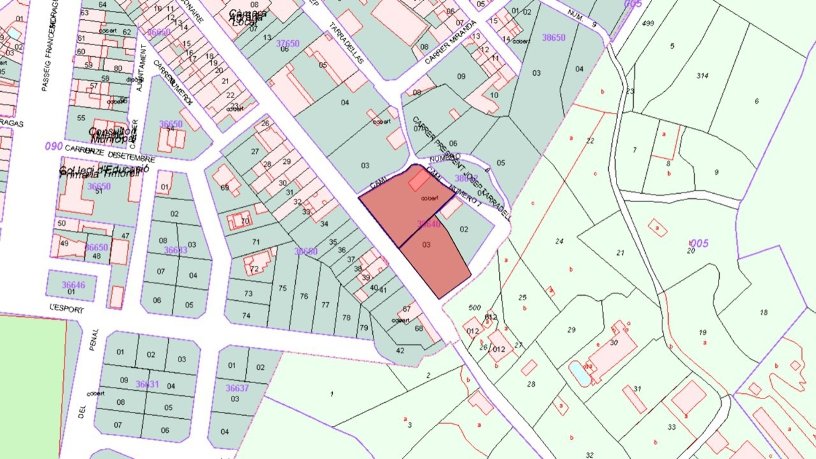 3223m² Developable land on street Bonaire, Castelldans, Lérida