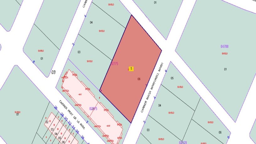 Suelo urbano de 2629m² en calle Macia Martorell Marti, Constantí, Tarragona