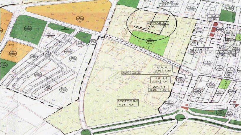 1932m² Developable land on street Pare Romanya, Roquetes, Tarragona