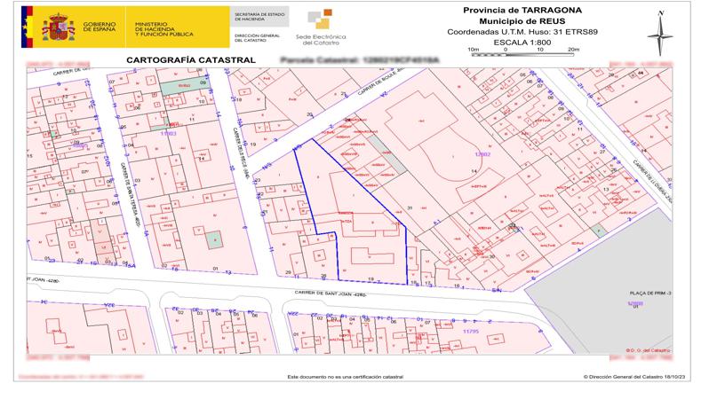 Piso de 1266m² en calle Sant Joan, Reus, Tarragona