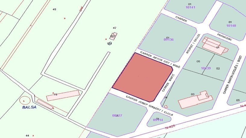 Suelo urbano de 5659m² en calle Marti Rouret I Callol, Móra D´ebre, Tarragona