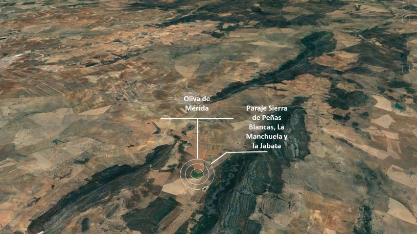 Propriété rustique de 2122333m² dans  Paraje Sierra De Peñas Blancas, La Manch, Mérida, Badajoz