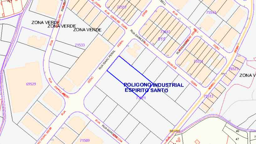 Suelo urbano de 8330m² en pol. ind. Espiritu Santo(lubre), Cambre, A Coruña