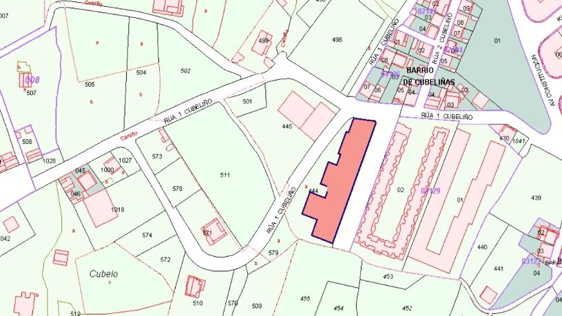 Terrain urbain de 2143m² dans rue Cubeliño, Ribeira, A Coruña