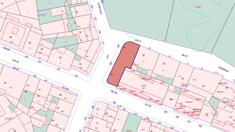 Suelo urbano de 182m² en rua Rio Forcadas, Ferrol, A Coruña