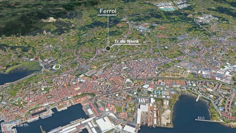 1932m² Developable land on street Casquido, Ferrol, A Coruña