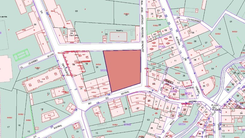 Terrain urbain de 3025m² dans rue Xistral, Valadouro (O), Lugo