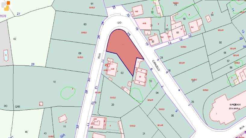 Suelo urbano de 696m² en rua Cancelo - Burela, Burela, Lugo