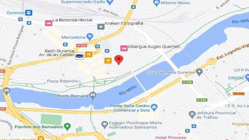 Local comercial de 647m² en calle Mercado, Ourense, Orense