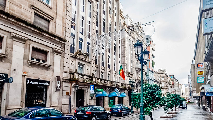 Edificio de oficinas  en rua Marques De Valladares, Vigo