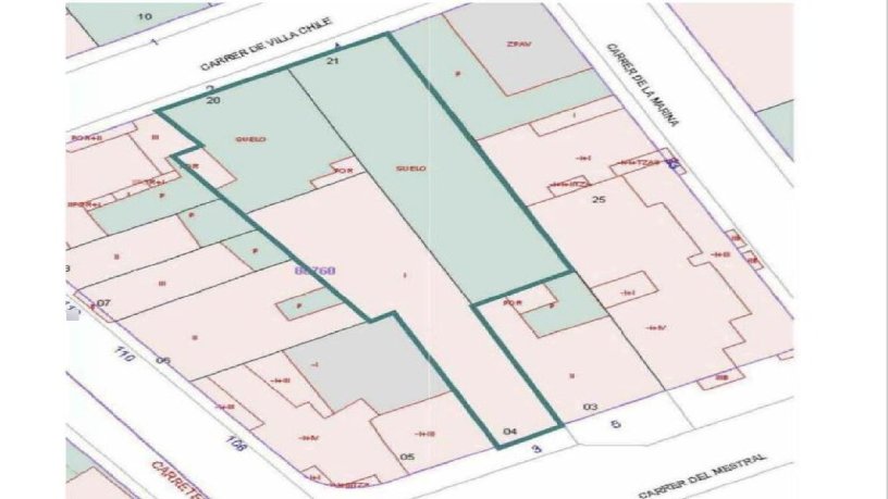 Terrain urbain de 903m² dans rue Mestral, Manacor, Baleares