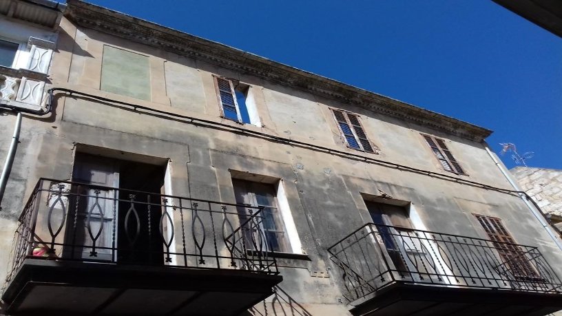 Obra parada en calle Lluna, Pobla (Sa), Baleares