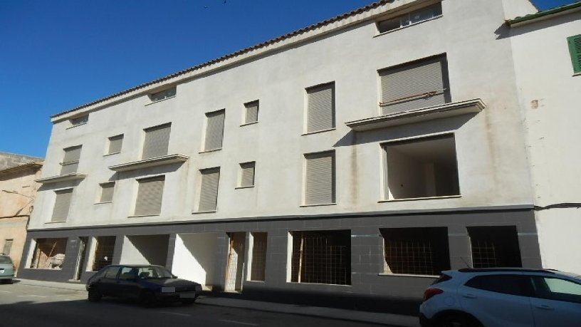 Travail arrêté dans rue De Sa Ràpita, Campos, Baleares