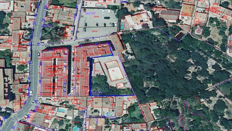 Terrain urbain de 1201m² dans rue Cal Bisarro, Palma, Baleares