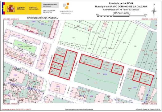 Suelo urbano de 1851m² en calle Peseta Parcela Resultado 3 Sector 11, Santo Domingo De La Calzada, La Rioja