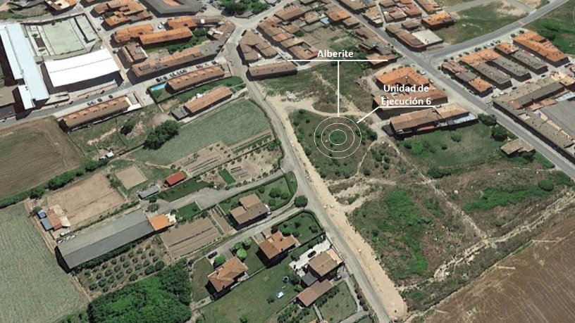 1662m² Developable land on street Ue-6, Alberite, La Rioja